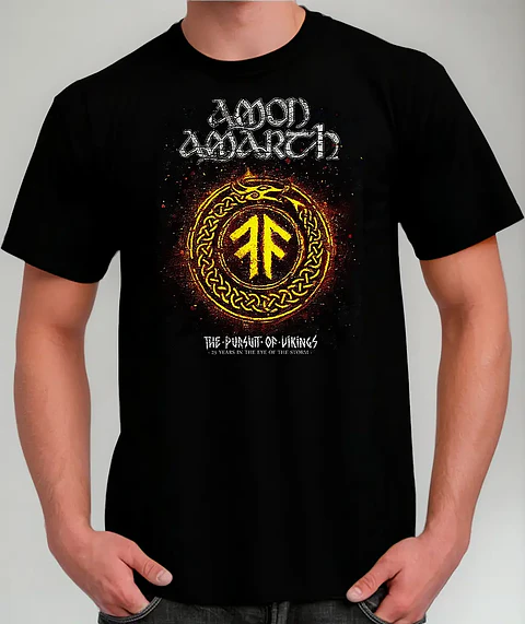 Polera Amon Amarth - Ver 09 - The Pursuit Of Vikings