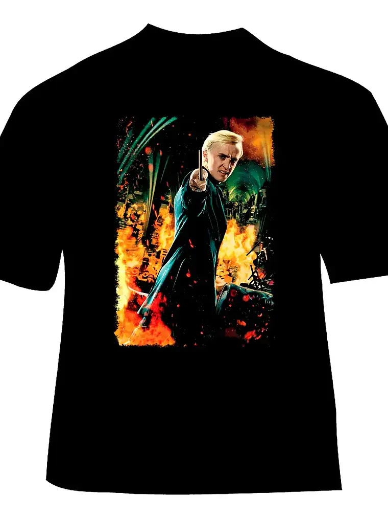 Polera Harry Potter - Ver 01 - Draco Malfoy 1