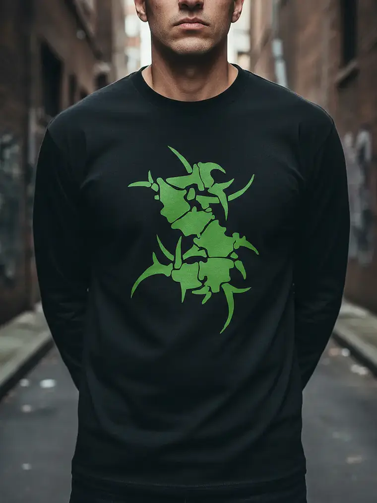 Polera Manga Larga Sepultura - Ver 21 - Logo 1