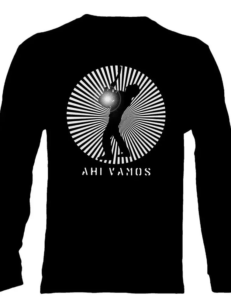 Polera Manga Larga Gustavo Cerati - Ver 09 - Ahi Vamos 1