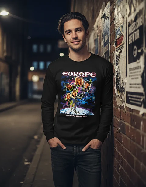 Polera Manga Larga Europe - Ver 02 - The Final Countdown