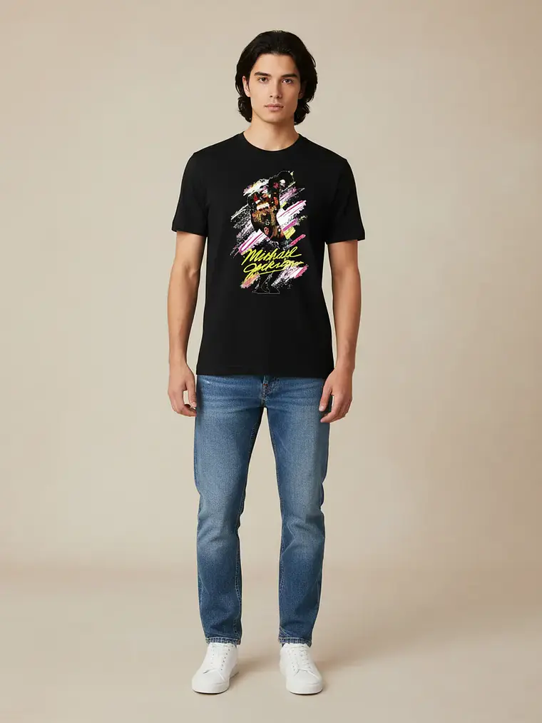Polera Michael Jackson - Ver 03 - Vale Gamess 1
