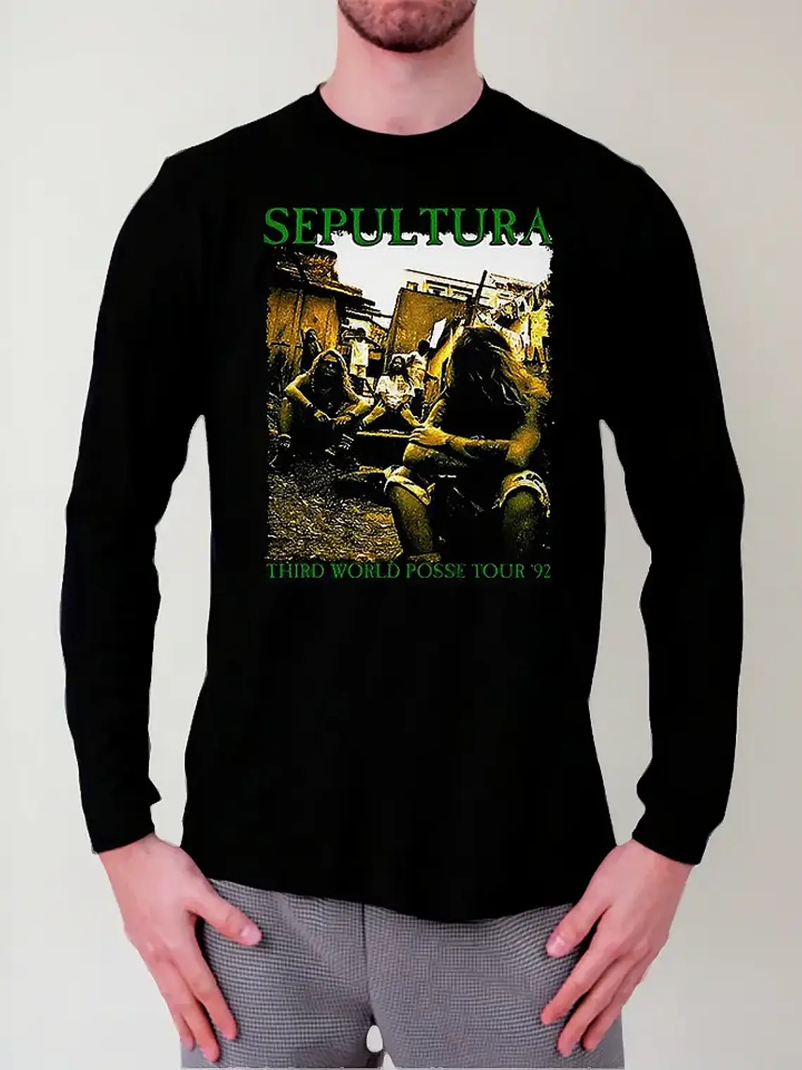 Polera Manga Larga Sepultura - Ver 22 - Third World Posse To 1