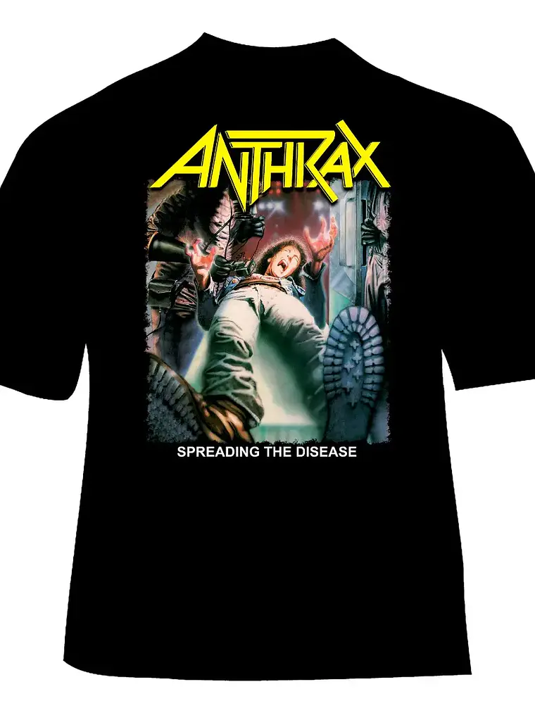 Polera Anthrax - Ver 06 - Spreading The Disease 1