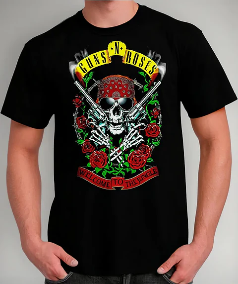 Polera Guns N' Roses - Ver 21 - Welcome To The Jungle