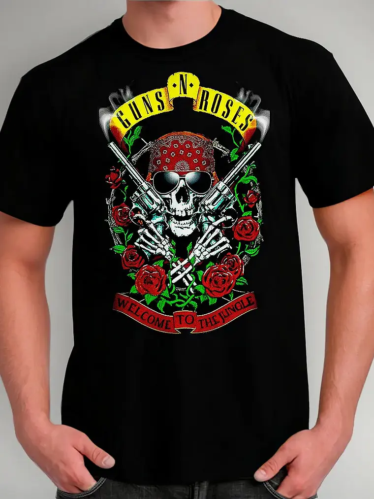 Polera Guns N' Roses - Ver 21 - Welcome To The Jungle 1