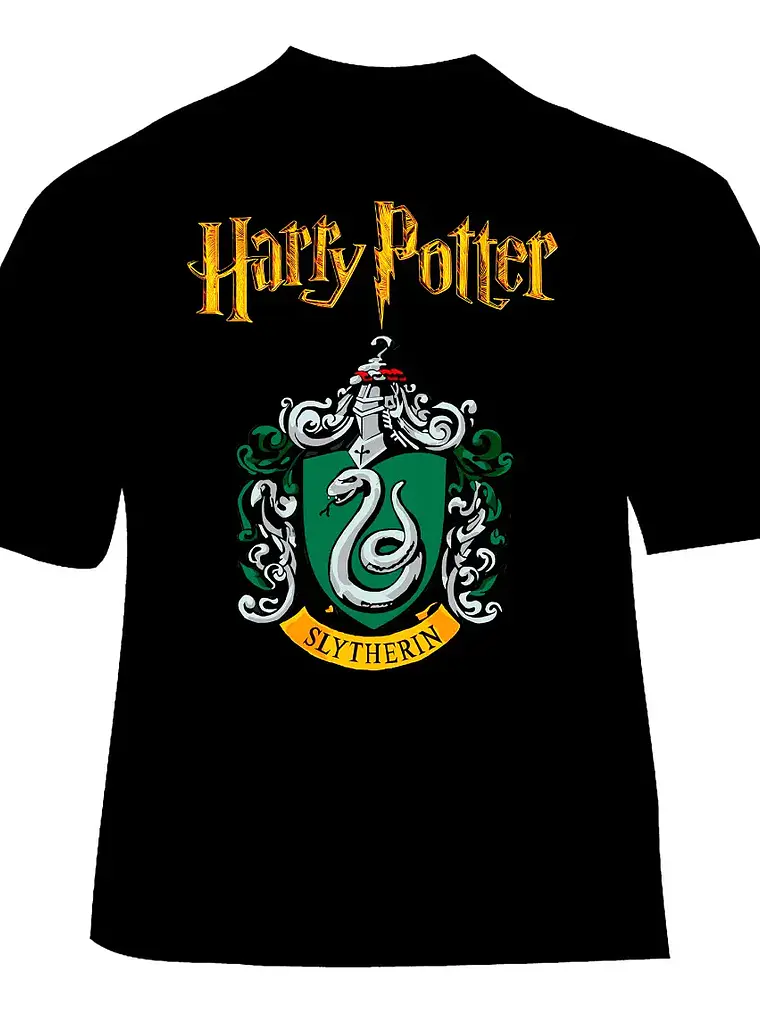 Polera Harry Potter - Slytherin - Vale Gamess 1