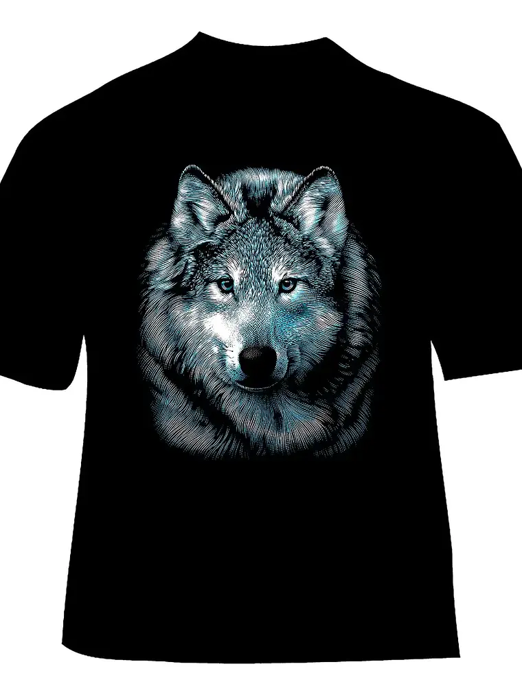 Polera Animales - Ver 15 - Lobo 1