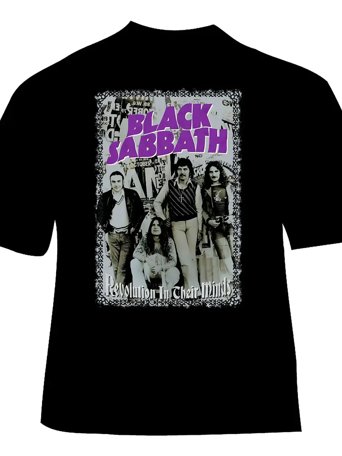 Polera Black Sabbath - Ver 15 - Revolution In Their Minds 1