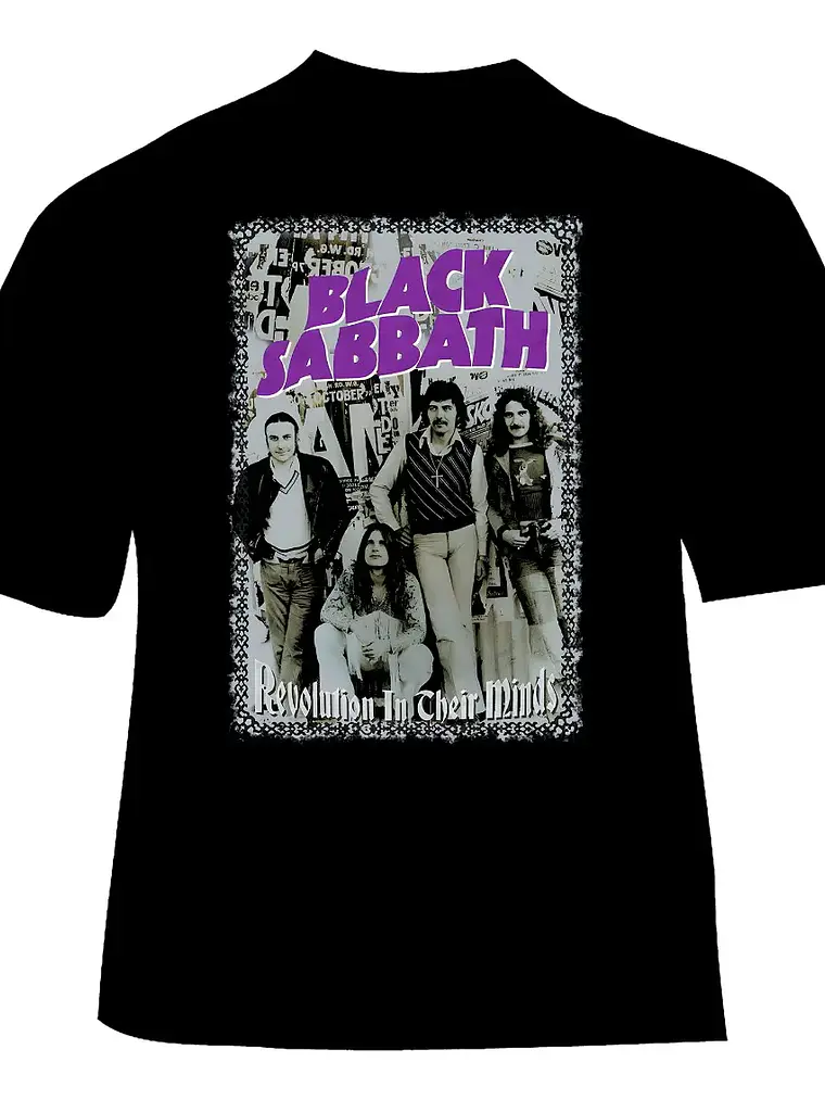 Polera Black Sabbath - Ver 15 - Revolution In Their Minds 1