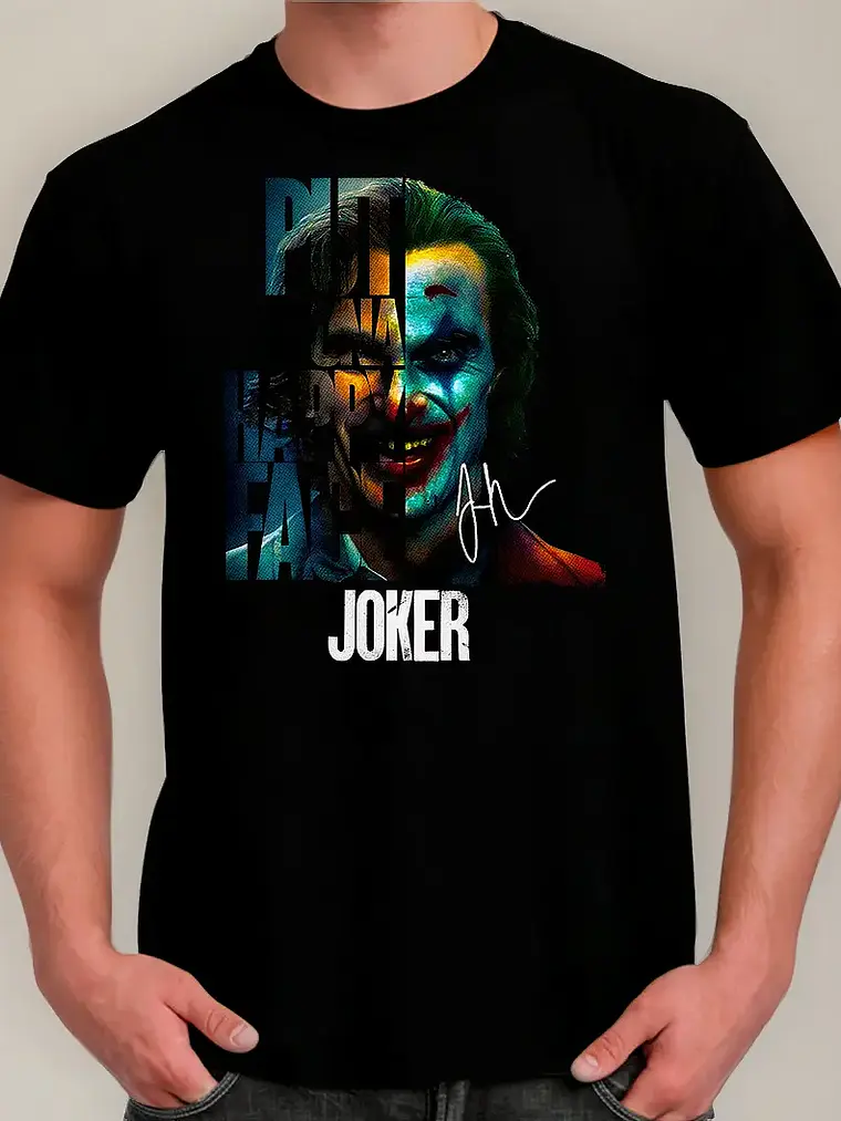 Polera The Joker; Guason - Ver 07 - Joaquin Phoenix 1