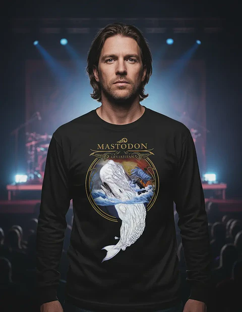 Polera Manga Larga Mastodon - Ver 03 - Leviathan