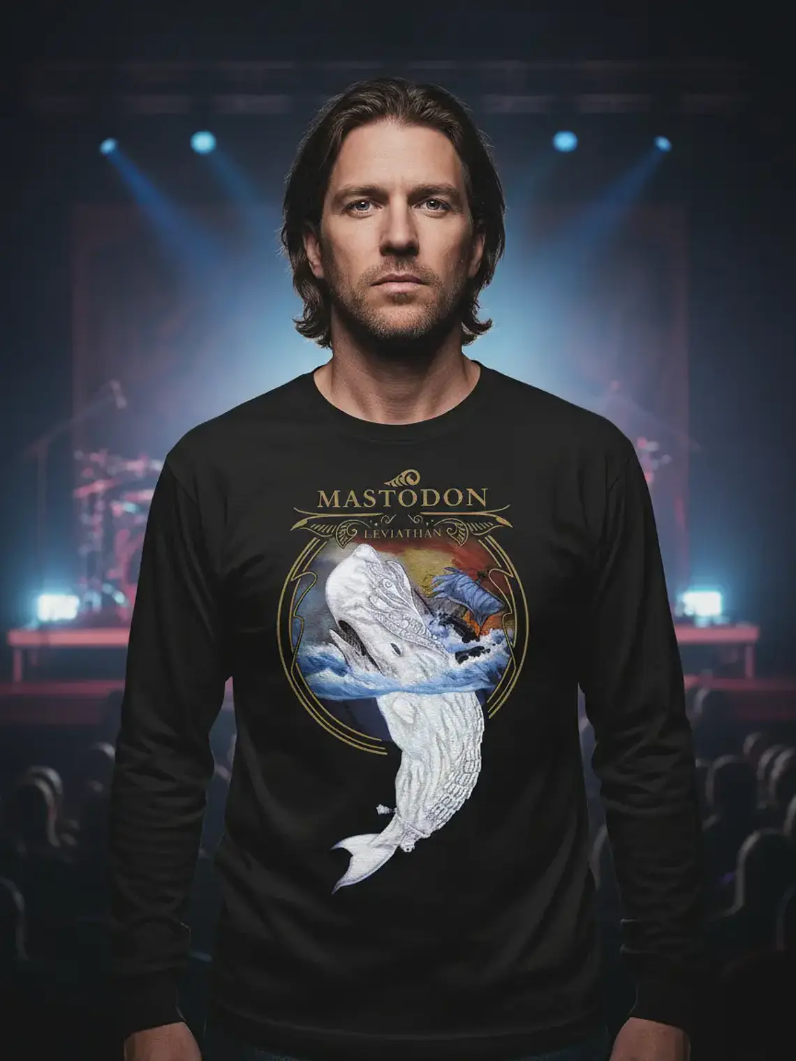 Polera Manga Larga Mastodon - Ver 03 - Leviathan 1
