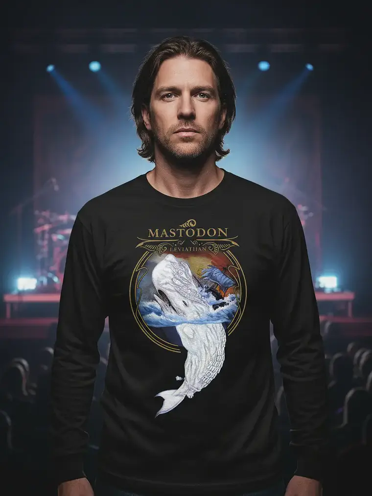 Polera Manga Larga Mastodon - Ver 03 - Leviathan 1