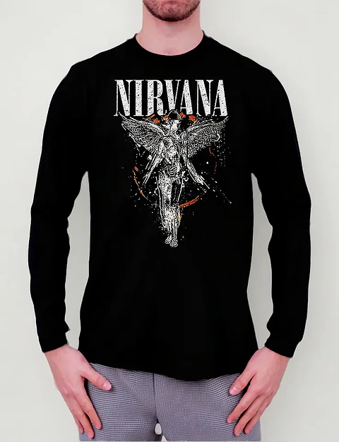Polera Manga Larga Nirvana - Ver 07 - In Utero
