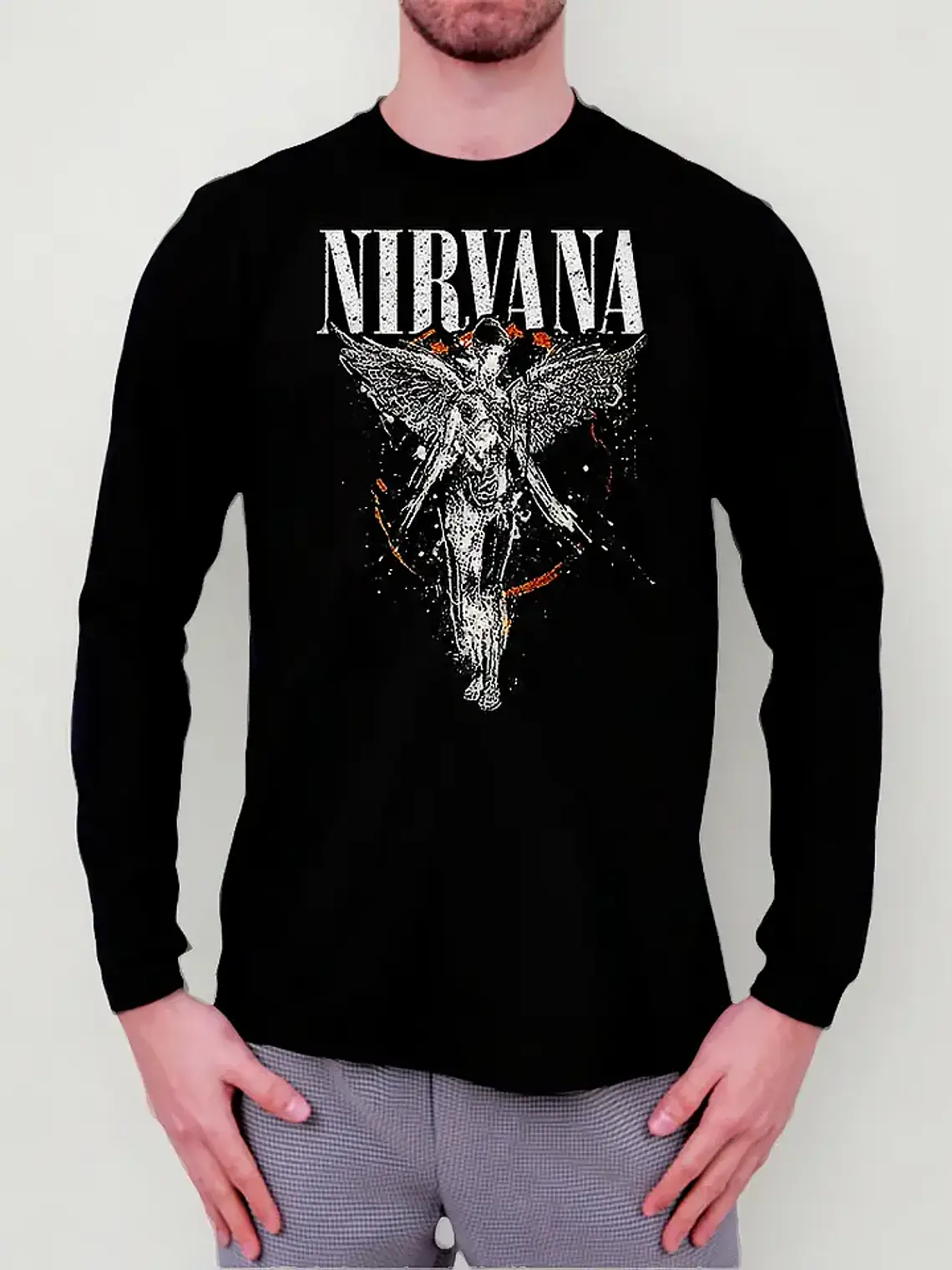 Polera Manga Larga Nirvana - Ver 07 - In Utero 1