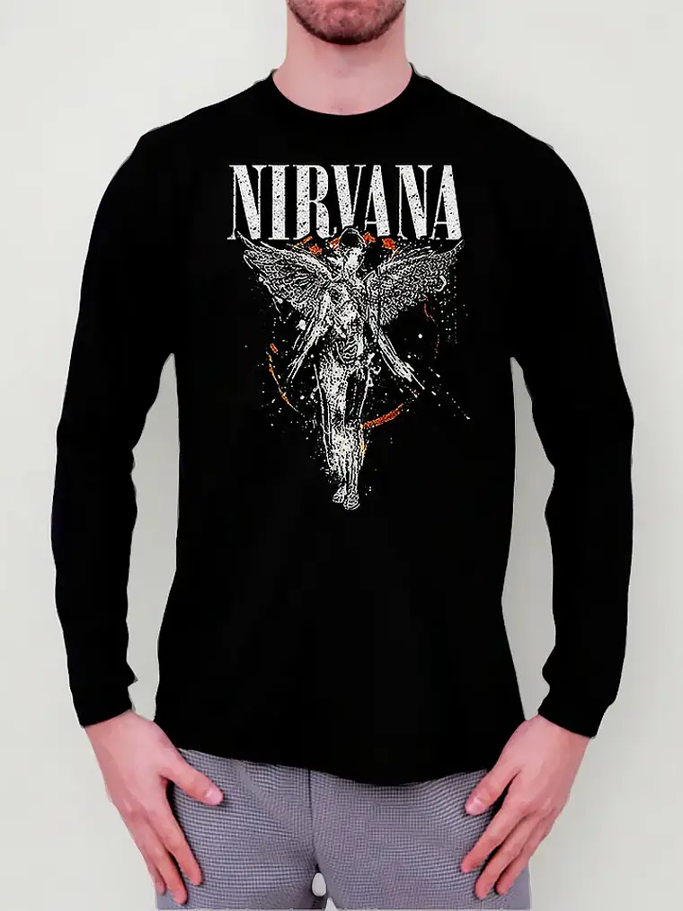Polera Manga Larga Nirvana - Ver 07 - In Utero 1