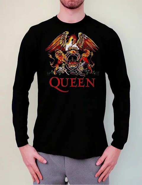 Polera Manga Larga Queen - Ver 07 - Escudo