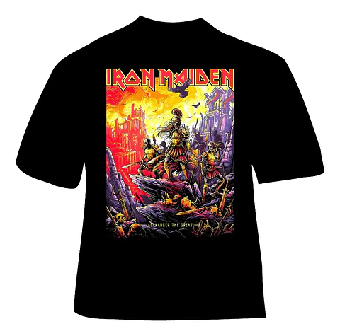 Polera Iron Maiden Alexander The Great Ver 03