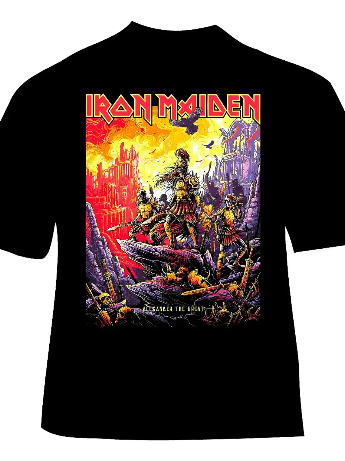 Polera Iron Maiden Alexander The Great Ver 03 1