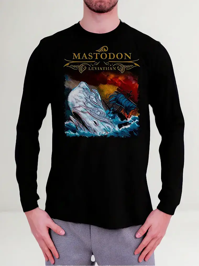 Polera Manga Larga Mastodon - Ver 07 - Leviathan 1