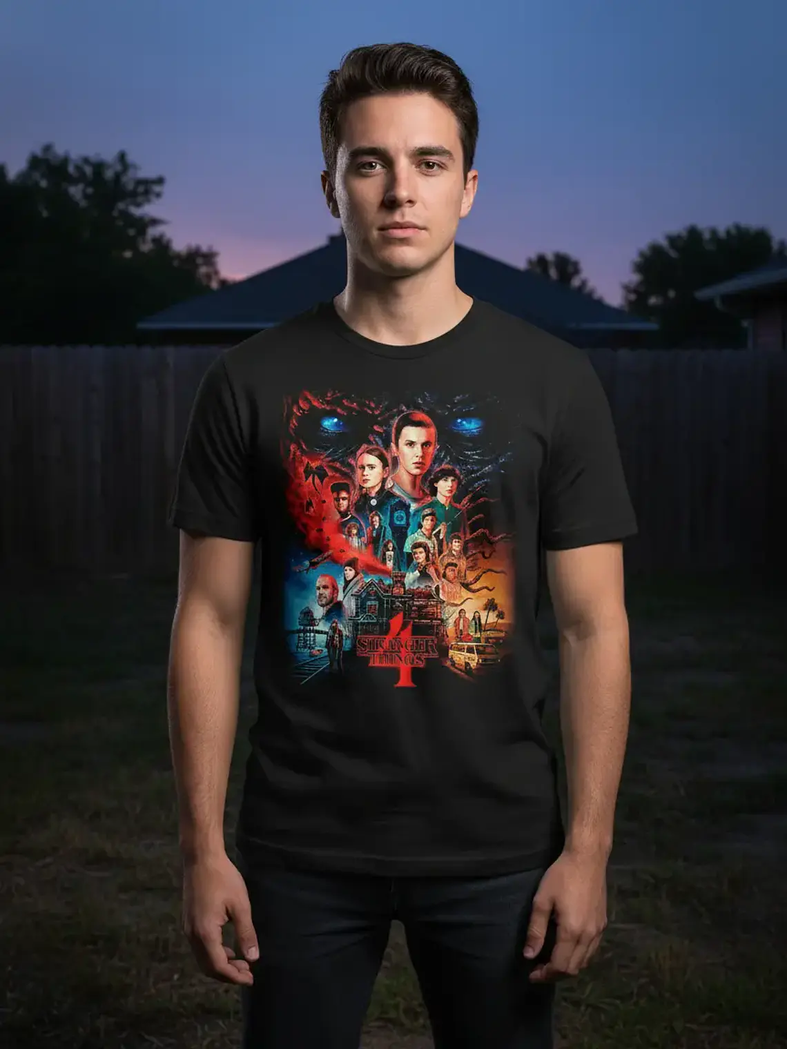 Polera Stranger Things - Ver 07 - Vale Gamess 1