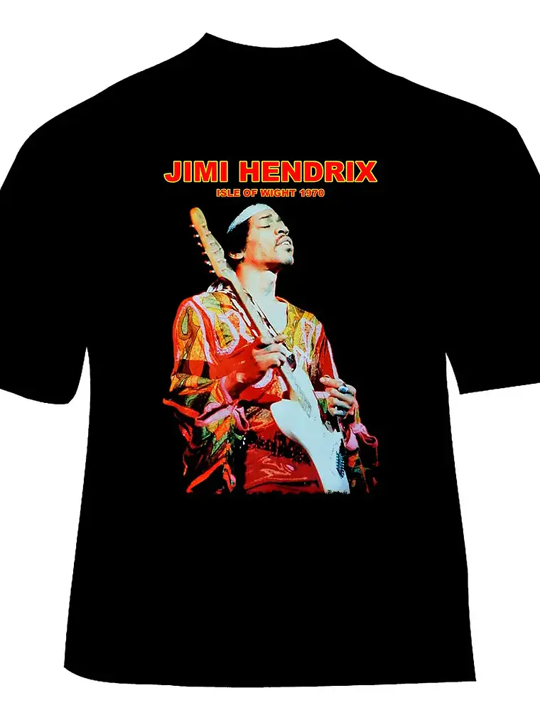 Polera Jimi Hendrix - Ver 03 - Isle Of Wight 1970 1