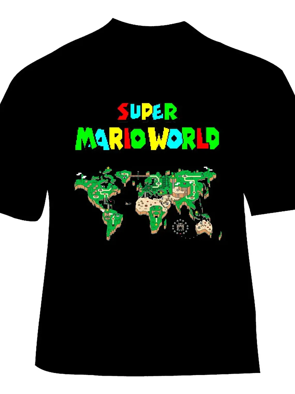 Polera Super Mario - Ver 01 - Vale Gamess 1