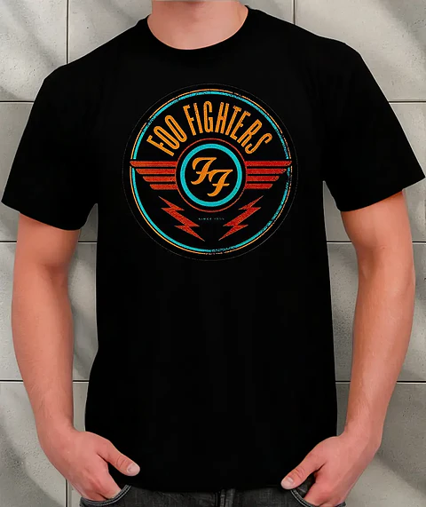 Polera Foo Fighters - Ver 06 - Vale Gamess