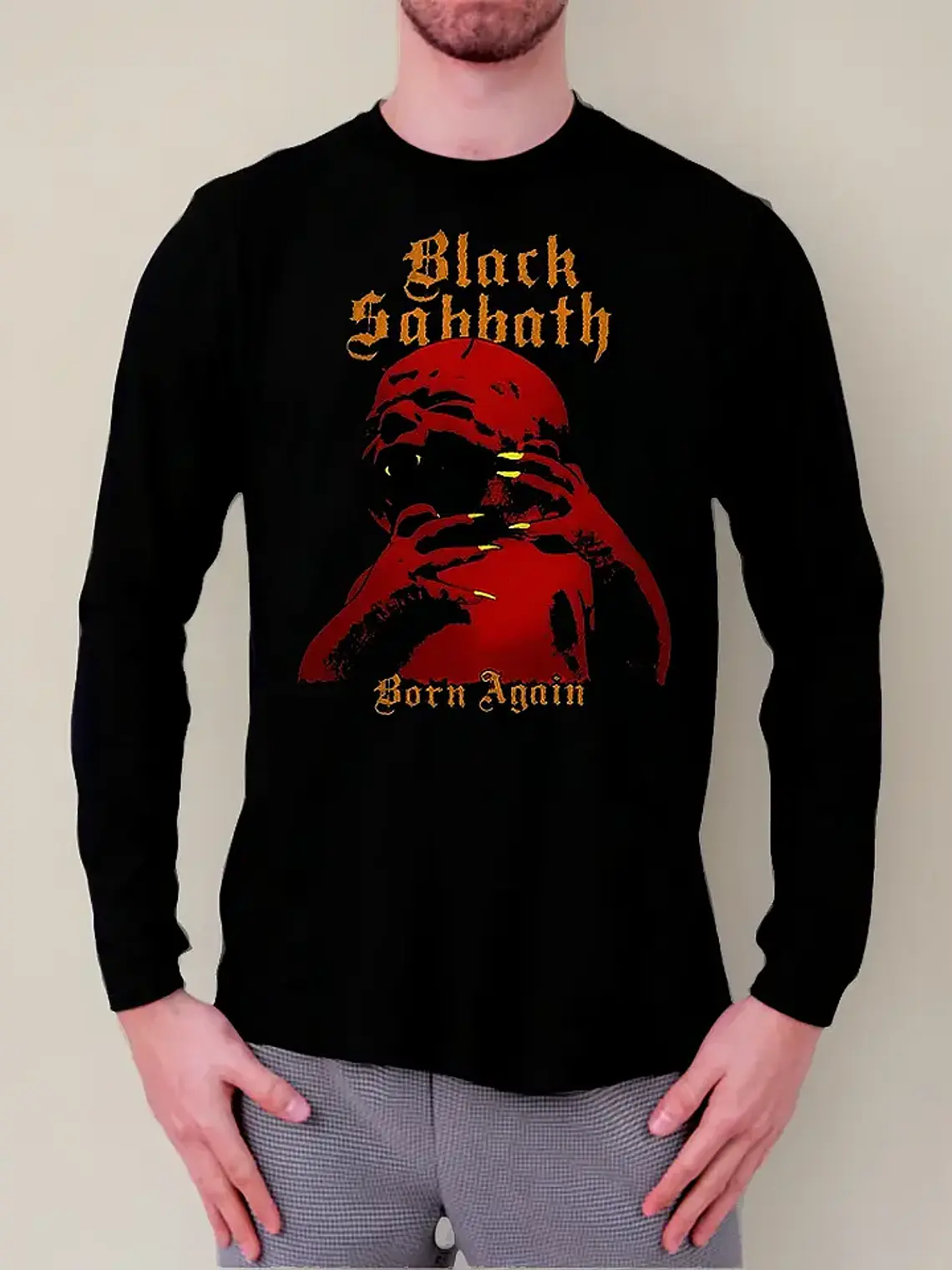 Polera Manga Larga Black Sabbath - Ver 04 - Born Again 1