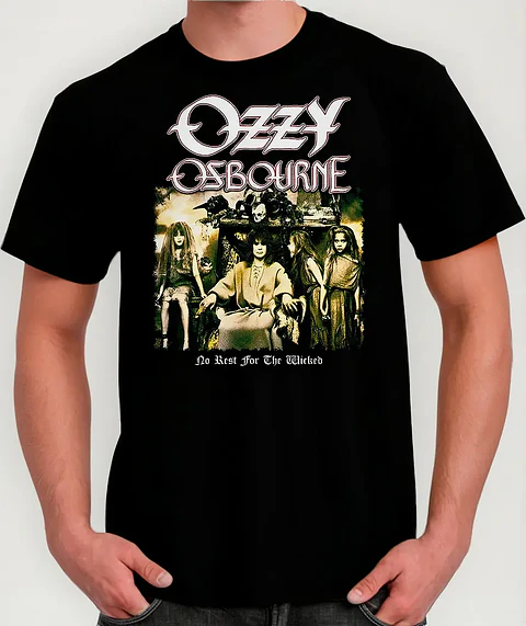 Polera Ozzy Osbourne - Ver 11 - No Rest For The Wicked