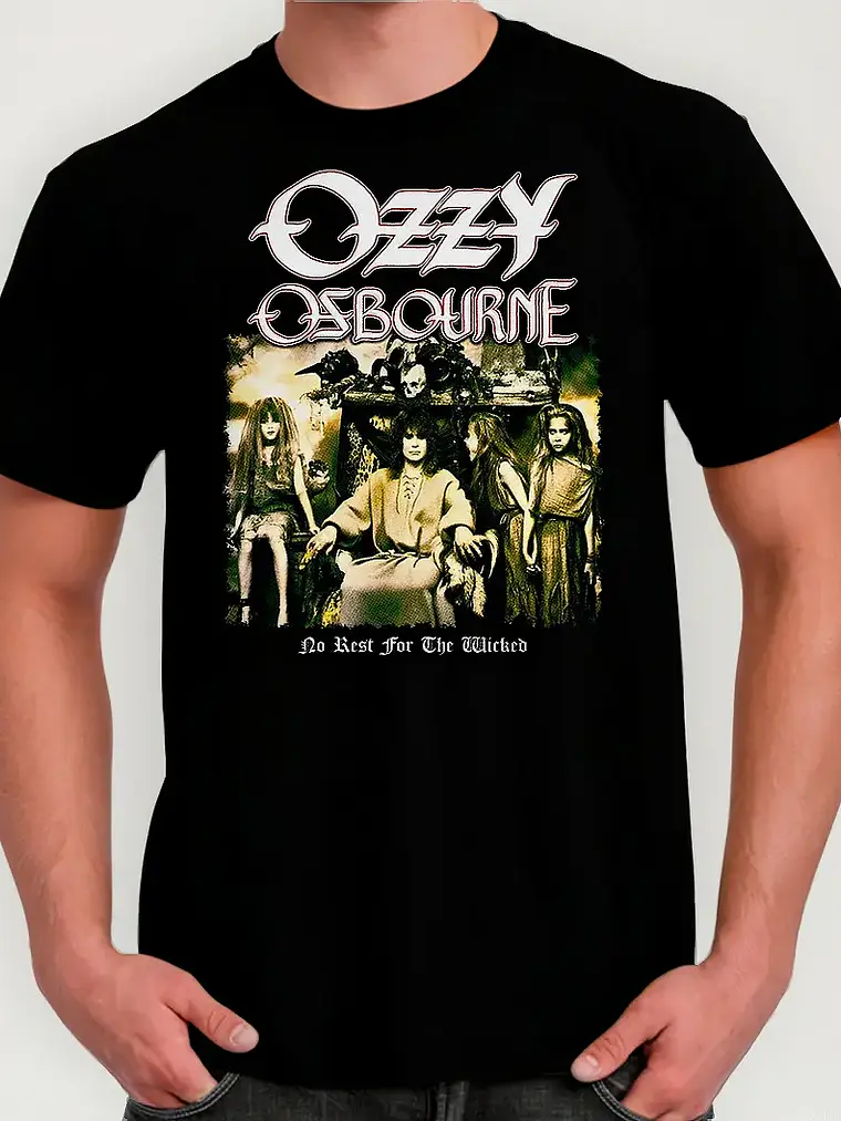 Polera Ozzy Osbourne - Ver 11 - No Rest For The Wicked 1