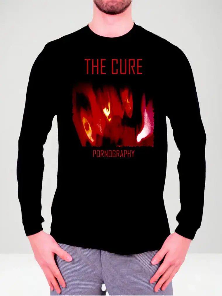 Polera Manga Larga The Cure - Ver 04 - Pornography 1