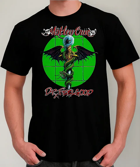 Polera Motley Crue - Ver 04 - Dr. Feelgood