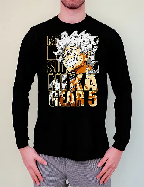 Polera Manga Larga One Piece - Ver 13 - Vale Gamess