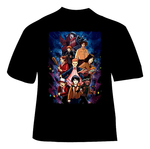 Polera Stranger Things - Ver 08 - Vale Gamess