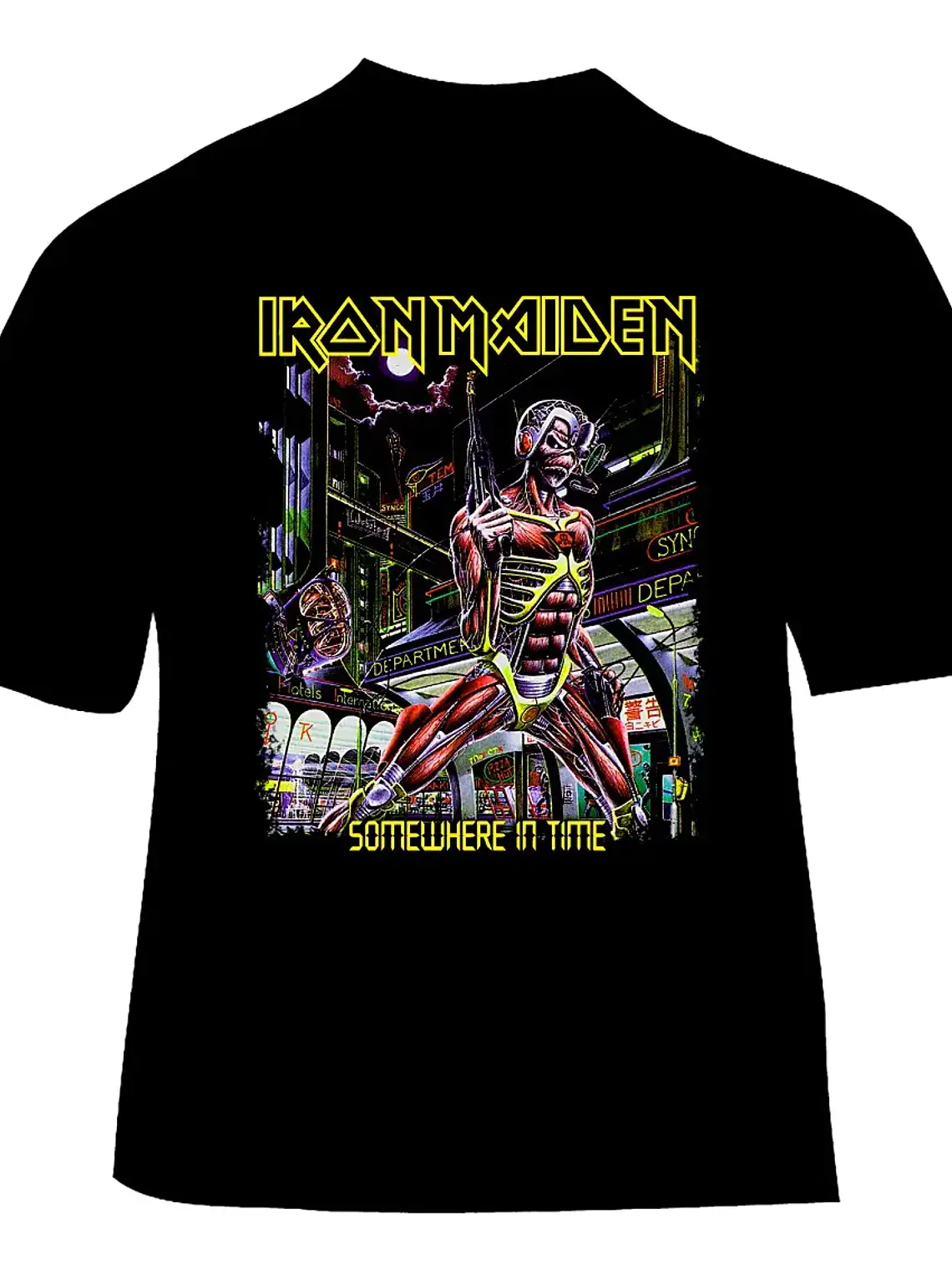Polera Iron Maiden - Ver 086 - Somewhere In Time 1