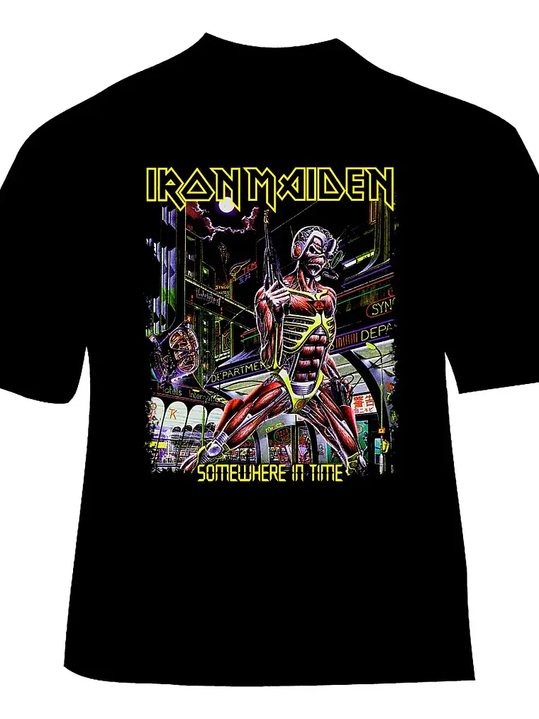 Polera Iron Maiden - Ver 086 - Somewhere In Time 1