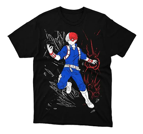 Polera My Hero Academy (boku No Hero) Todoroki