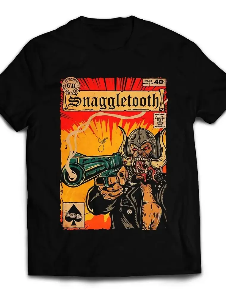 Polera Motorhead Snaggletooth  1