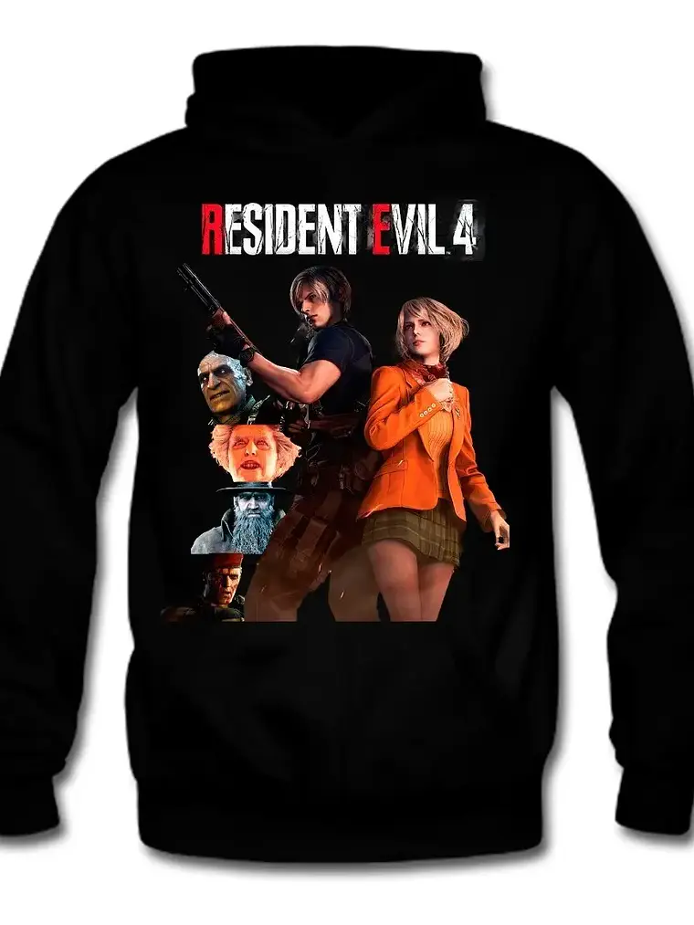Poleron Resident Evil 4 Remake - Leon & Ashley - Videojuegos 1