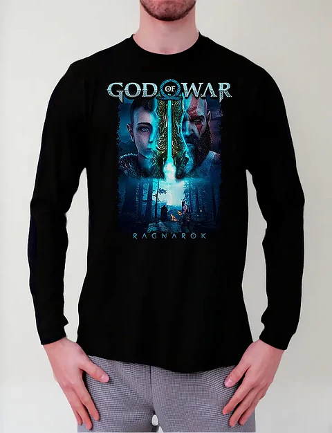 Polera Manga Larga God Of War Ragnarok - Vale Gamess
