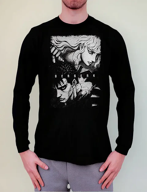 Polera Manga Larga Berserk - Vale Gamess