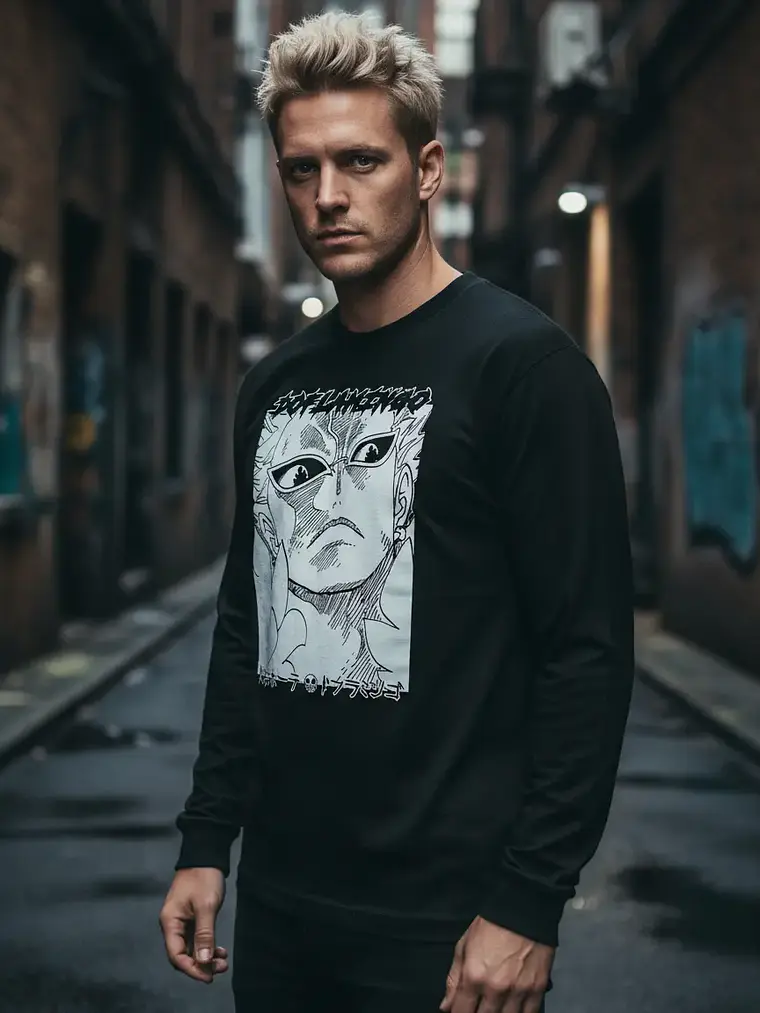 Polera Manga Larga One Piece - Donquixote Doflamingo 1