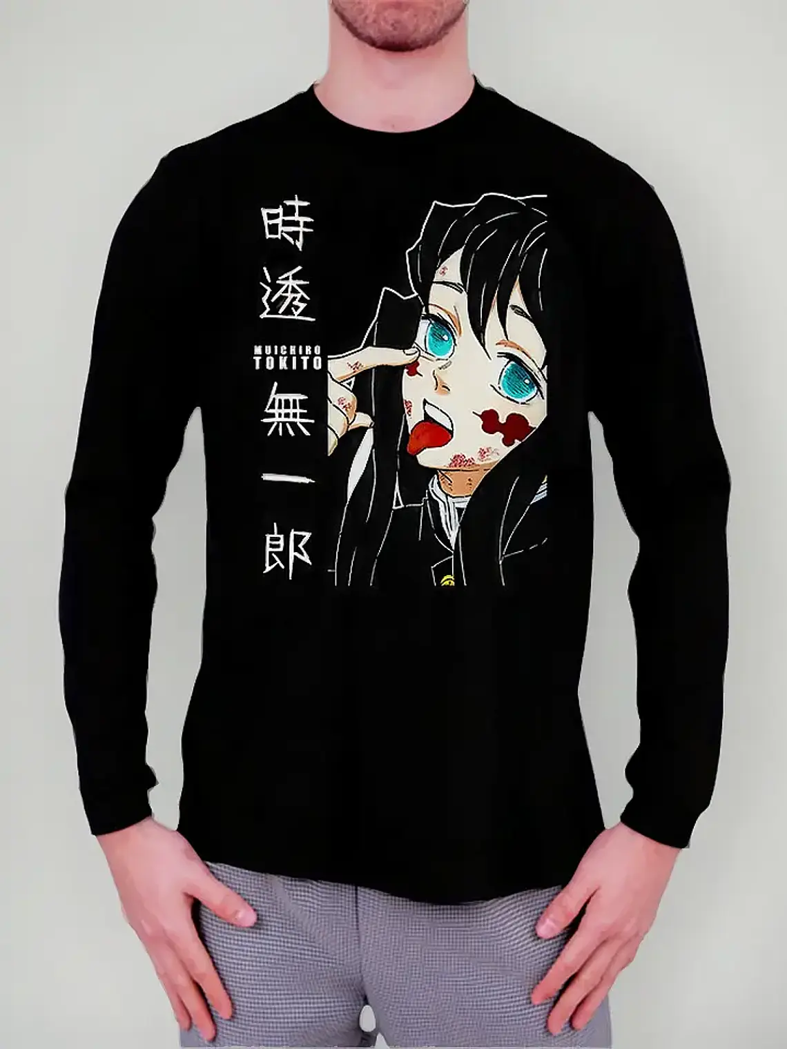 Polera Manga Larga Kimetsu No Yaiba: Demon Slayer - Tokito 2 1