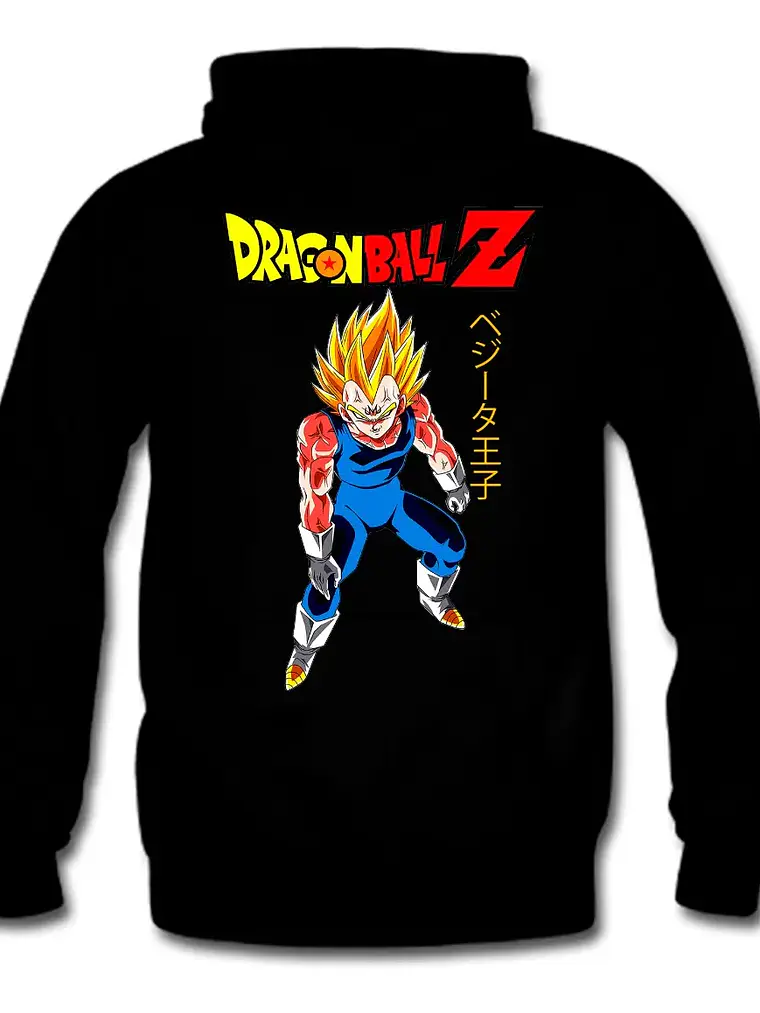 Poleron Dragon Ball Z - Vegeta - Sayajin Majin - Vale Gamess 1