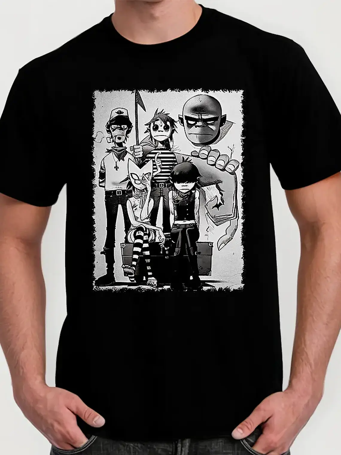 Polera Gorillaz - Ver 06 - Vale Gamess 1