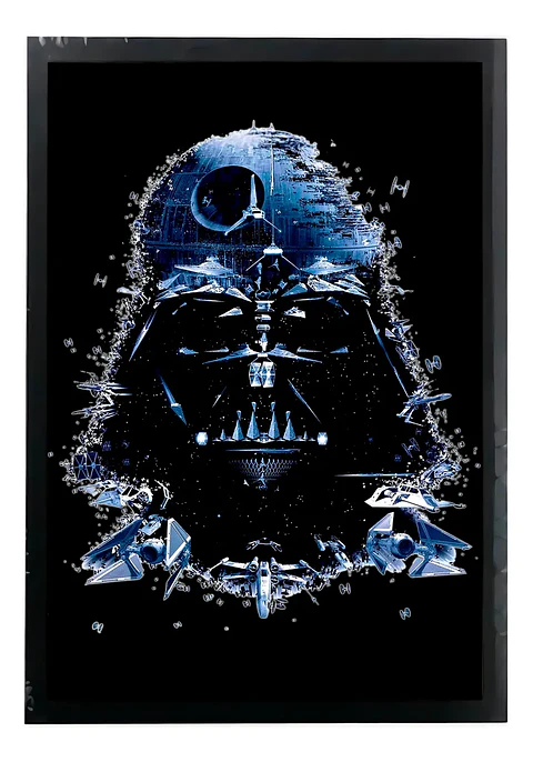 Cuadro Madera/vidrio 30x40 Star Wars - Ver 20