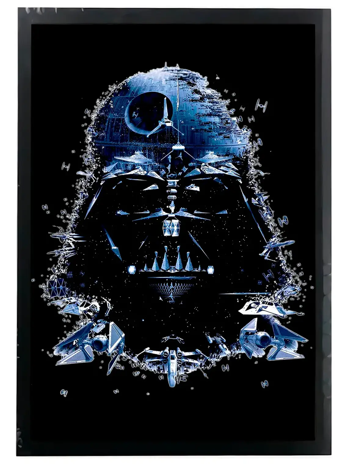 Cuadro Madera/vidrio 30x40 Star Wars - Ver 20 1