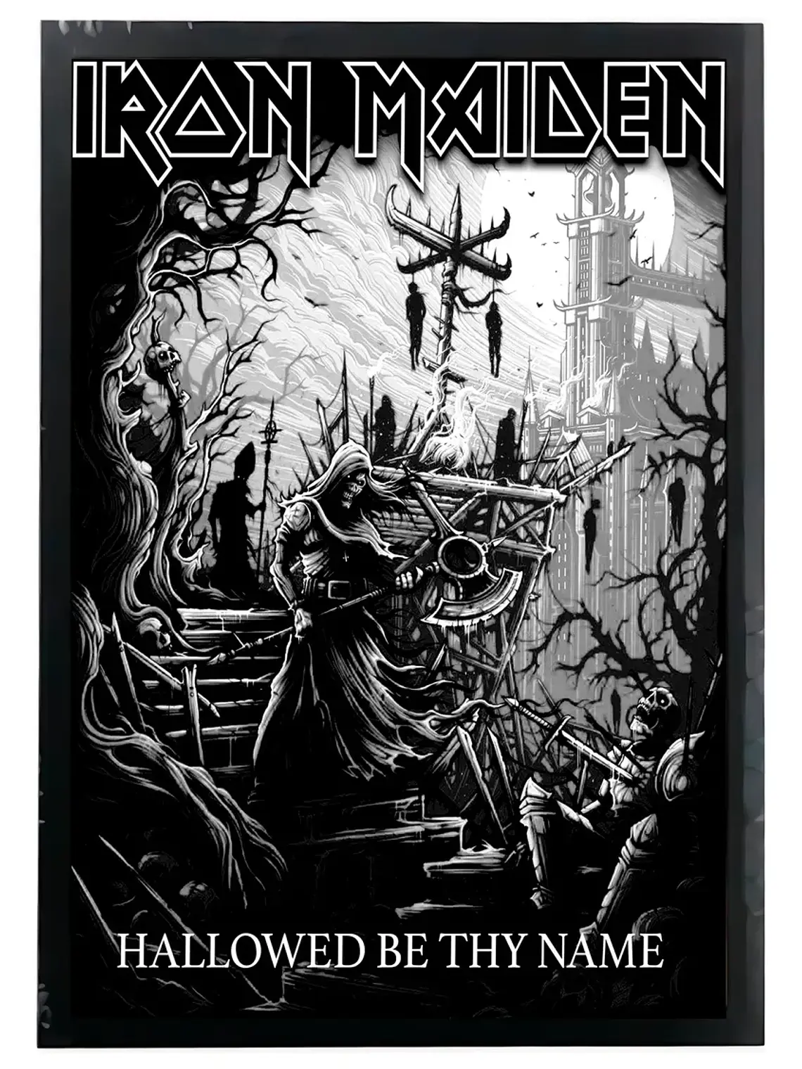 Cuadro Madera/vidrio 30x40 Iron Maiden - Ver 161 1